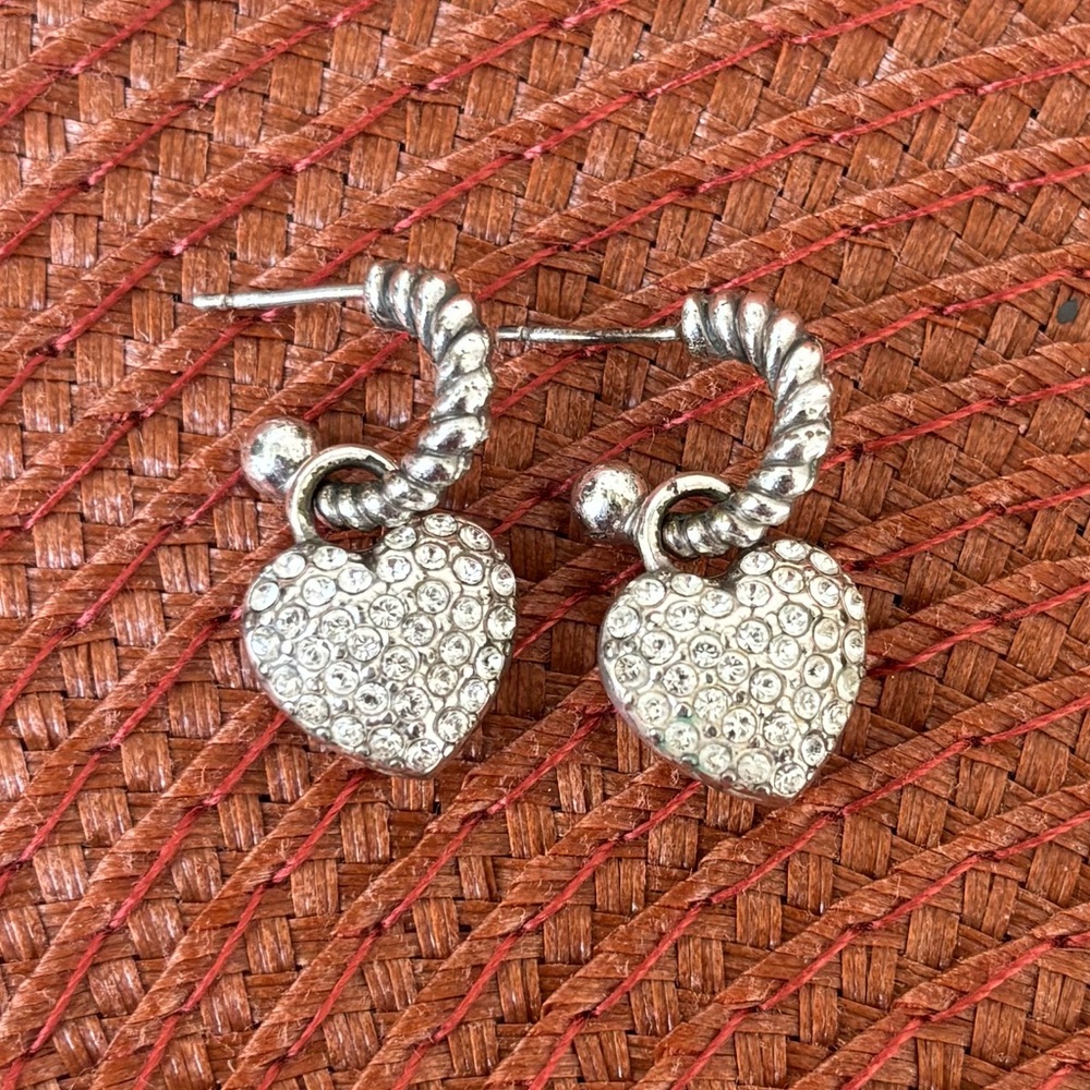 Brighton | Sacred Heart Reversible Dangle Earrings